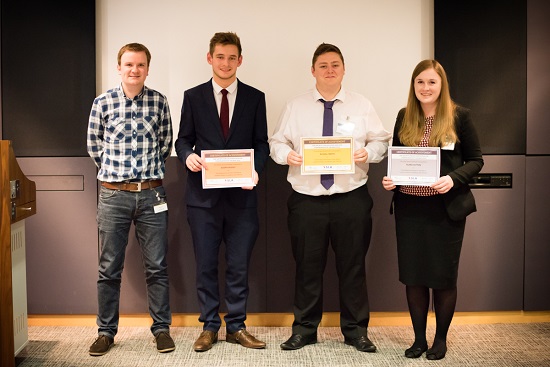 Our three winners for the SLA Undergraduate Awards 2016